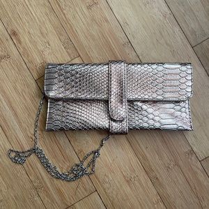 Rose Gold Clutch Purse Bag